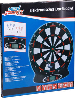 dartbord new sports electronisch incl 6 pijlen