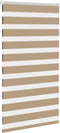 vidaXL - Zebra - Blind - 90x100 - cm - stofbreedte - 85,9 - cm - polyester - zandbruin