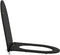 vidaXL - Snelle - Afneembare - Toiletbril - met - Soft - Close - - - Duroplast, - Zwart