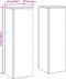 vidaXL - Plantenstandaards - Poort - - - 2 - stuks - - - Wit - - - 24x24x75 - cm - - - Staal