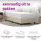 vidaXL - Pocketveringmatras - middelhard-hard - 80x200 - cm