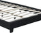 Juskys Verona - Bedframe - LED Verlichting - 120 x 200 cm - Zwart