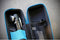 PRO Tool Capsule Combi Pack met Minitool 10 - Performance aluminium Minipomp - bandenlichters in luxe zwarte PU capsule - geen geluid onderweg - Top kwaliteit van Shimano