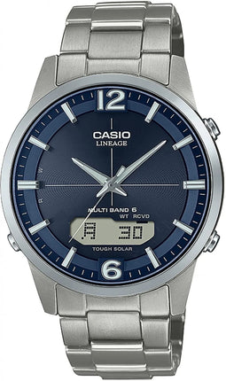 Casio LCW-M170TD-2AER - Heren Horloge - Radio Controlled 5 ATM - Zilverkleurig 39,5 mm