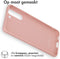 iMoshion Hoesje Geschikt voor Samsung Galaxy S21 Hoesje Siliconen - iMoshion Color Backcover - lichtroze