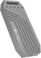 Icy Box IB-1919M-C42 - Externe behuizing M.2 80mm - USB 4 UASP ondersteuning - Zilver