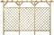 vidaXL - Tuinhek - met - latwerk - en - pergola - 300x50x200 - cm - geïmpregneerd - hout