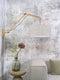 GOOD&MOJO Wandlamp Andes - Bamboe/Naturel - 95x47x55cm - Binnen Scandinavisch,Bohemian