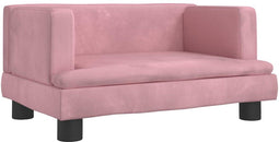 vidaXL - Hondenmand - 60x40x30 - cm - fluweel - roze