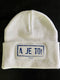 Buurman en Buurman Muts Beanie Stempel Wit