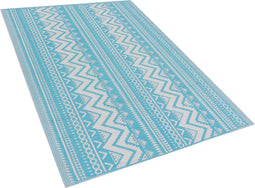NAGPUR - Outdoor kleed - turquoise - 120 x 180 cm - Polypropyleen