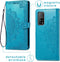 iMoshion Hoesje Geschikt voor Xiaomi Mi 10T Pro / Mi 10T Hoesje Met Pasjeshouder - iMoshion Mandala Bookcase - Turquoise