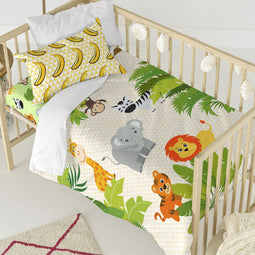 Happy Friday Duvet cover set 2 pieces Wild 100x120 cm (Cot) Multicolor