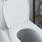 vidaXL - Snelle - Ontgrendelbare - Toiletzitting - met - Zachte - Sluiting - Duroplast - Wit