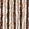 vidaXL - Vliegengordijn - 90x200 - cm - chenille - beige - en - lichtbruin