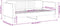 vidaXL - Slaapbank - 100x200 - cm - fluweel - donkergrijs
