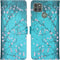 iMoshion Hoesje Geschikt voor Motorola Moto G9 Power Hoesje Met Pasjeshouder - iMoshion Design Softcase Bookcase - Meerkleurig / Blossom