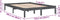 vidaXL - Bedframe - massief - grenenhout - grijs - 120x200 - cm