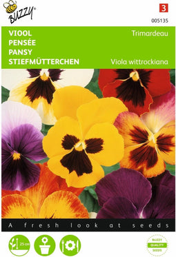 2 stuks Viola, Viool Trimardeau gemengd