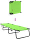 vidaXL - Opvouwbare - Ligbed - Draagbaar - Groen - 600D - Oxford - Stof