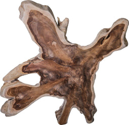 PTMD Mayra naturel houten wandpaneel maat in cm: 100 x 7 x 100