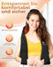 MASSAGEWERK® Shiatsu - Elektrisch nekmassageapparaat - Warmtefunctie 4D-massage - Zwart