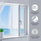 Exclusive by TW - Raamafdichtingskit mobiele airco - Houdt warmte buiten en koelte binnen - Wit