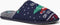 Reef X Tipsy Elves - Pantoffels heren - Imitatie lam gewatteerd voetbed - Blauw