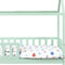 Juskys Marli - Kinderbed - 90 x 200 cm - Valbeveiliging - Mint