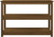 vidaXL - Wandtafel - 110x40x74 - cm - massief - grenenhout - honingbruin