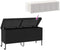 vidaXL - Tuinbox - met - wielen - 160x55x75 - cm - poly - rattan - zwart