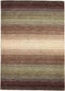 MOMO Rugs Panorama Green Multi Vloerkleed - 80x200 - Rechthoek - Laagpolig Tapijt - Modern - Meerkleurig