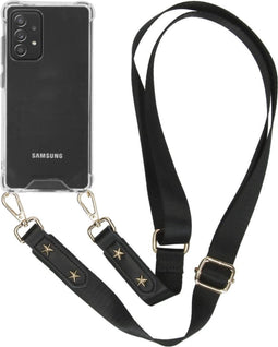 iMoshion Hoesje Geschikt voor Samsung Galaxy A52 (4G) / A52s / A52 (5G) Hoesje Met Koord - iMoshion Backcover met strap - Transparant