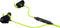 MadCatz E.S. PRO 1 - Gamingoordoppen - Stereo geluid met superieure bas - Groen Zwart