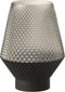 J-Line vaas Motief - glas - grijs - large - 14 cm hoog