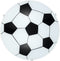 EGLO Junior 1 - Plafond- en Wandlamp - Ø 24,5 cm - Voetbal - Wit/Zwart