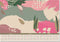 Sigel designonderlegger - papier - Abstract Leaves - A2 - jaren 2023/2024/2025 - SI-HO309