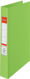 Esselte Vivida - Ringband 4-Rings 190 A4 vel - Rugbreedte 42mm - Groen