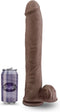 XXL Dildo Au Naturel Daddy 35 CM - Bruin