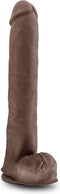 XXL Dildo Au Naturel Daddy 35 CM - Bruin