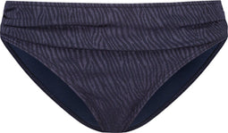 CYELL Midnight Zebra - Bikinibroekje regular - Geplooide tailleband - Donkerblauw