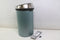 Brabantia Touch Bin - Prullenbak 60 l - Soft-Touch sluiting - Metallic Mint / Matt Steel FPP deksel