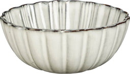 Mica Decorations Corfu - Schaal - H9 x Ø17 cm - Keramiek - Grijs
