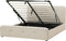 RENNES - Bed met opbergruimte - Beige - 180 x 200 cm - Polyester
