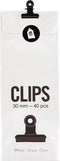 House Doctor - Clips 30mm - 40 stuks - zwart