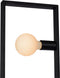 Atmooz - Vloerlamp Riley - Staande Lamp - Stalamp - Woonkamer - Zwart - Hoogte 150cm - Metaal
