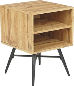 LUBOCK - Nachtkastje - Lichte houtkleur - MDF