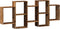 vidaXL - Wandschap - 159x18x65 - cm - bewerkt - hout - oud - houtkleurig