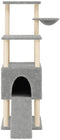 vidaXL - Kattenmeubel - met - sisal - krabpalen - 153 - cm - crèmekleurig