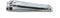 Bexfield Verchroomde Nagelknipper - 8 cm - Groot Model - Inclusief Vijl